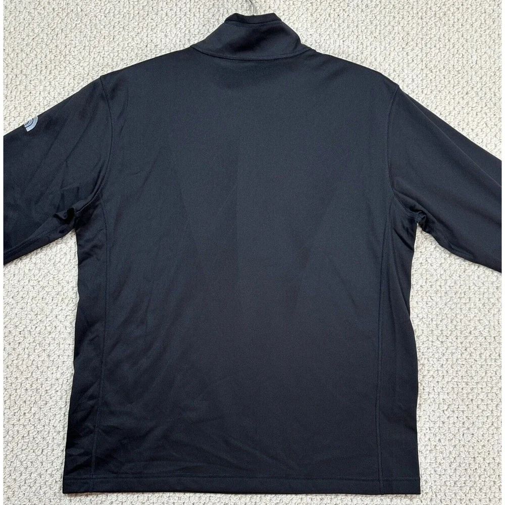 The North Face 1/4 Zip Pullover Mens L Black Tech Fleece Long Sleeve Performance